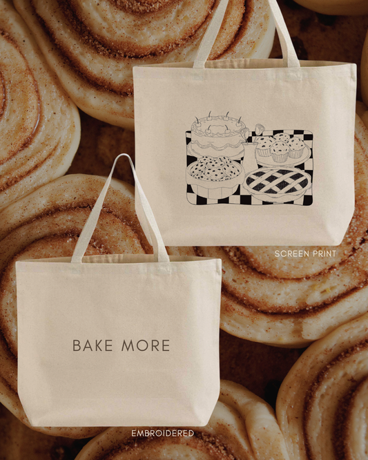 Bake Club Canvas Tote